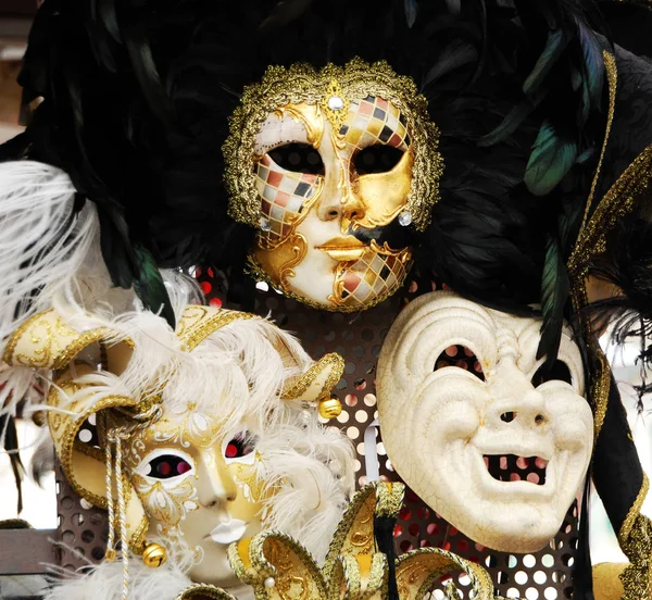 Βενετσιάνικο Καρναβάλι Μάσκα Μια Αγορά — Φωτογραφία Αρχείου
