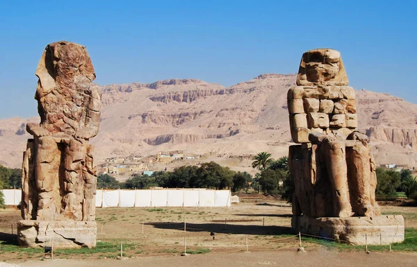 Estatuas Reliquias Antiguas Egipto — Foto de Stock
