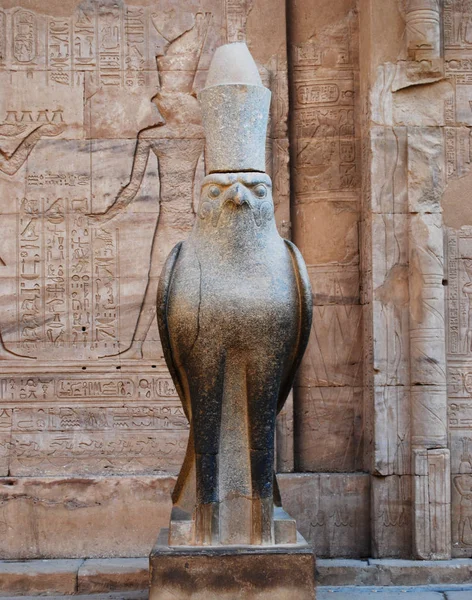 Standbeelden Piramides Ruïnes Tempels Van Het Oude Egypte — Stockfoto