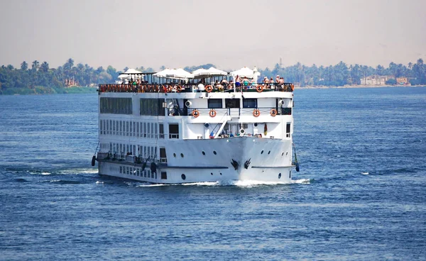 Veleiros Cruzadores Barcos Rio Nilo Egito — Fotografia de Stock