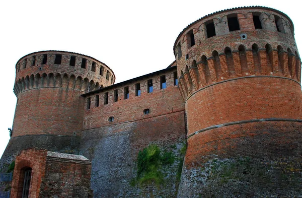 Středověká Pevnost Městě Dozza Imolese Poblíž Bologna Itálie — Stock fotografie