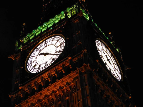 Big Ben Westminster Při Západu Slunce Londýn — Stock fotografie