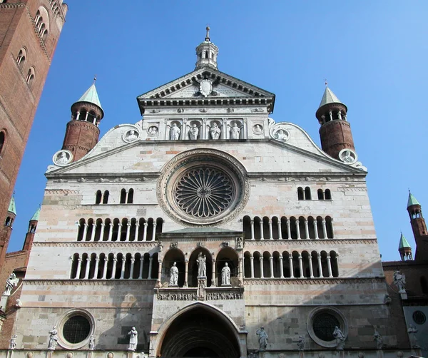 Katedra Cremonie Lombardia Włochy — Zdjęcie stockowe