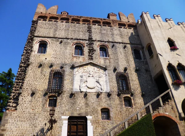 Замок Монселіче Італії — стокове фото