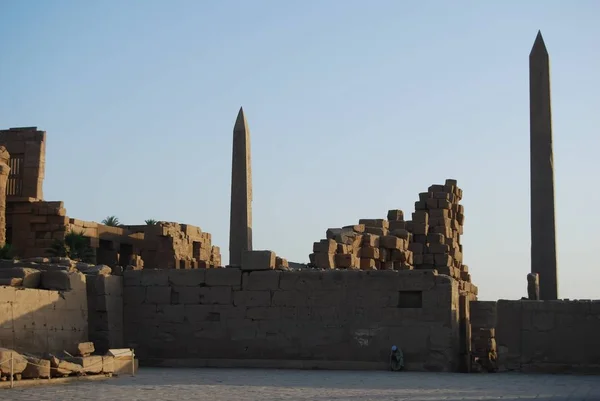 Karnakin Temppeli Luxor Egypti — kuvapankkivalokuva