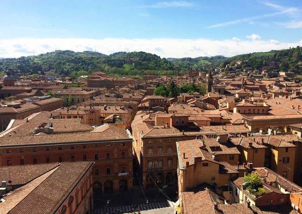 Vedere Panoramică Acoperișurilor Din Bologna Italia — Fotografie, imagine de stoc