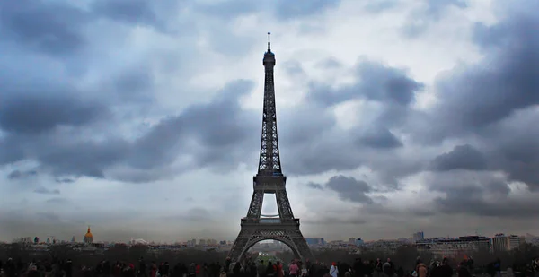 Vista Panorâmica Paris Torre Eiffel França — Fotografia de Stock