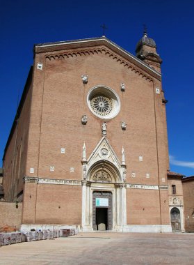 Siena, Toskana, İtalya San Francesco Bazilikası 
