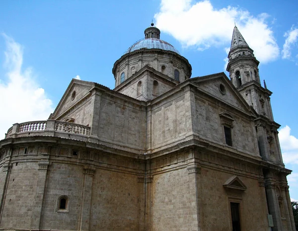 Базилика Мадонна Сан Бьяджо Монтепульчано Тоскана Италия — стоковое фото