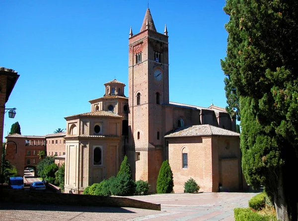 Abația Monte Oliveto Maggiore Toscana Italia — Fotografie, imagine de stoc