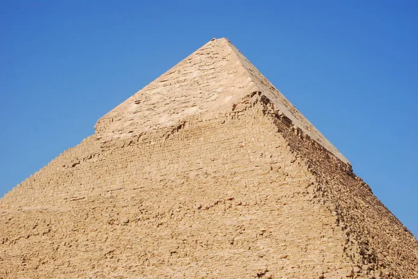 Пирамида Кефрена Каире Гиза Египет — стоковое фото