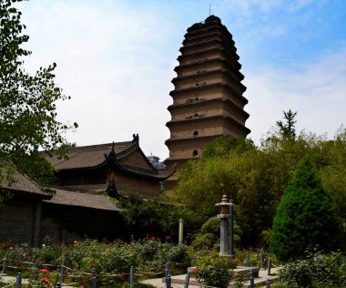 Küçük vahşi kaz Pagoda tapınak kompleksi, Çin