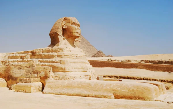 Sfinxen Kairo Giza Egypten — Stockfoto