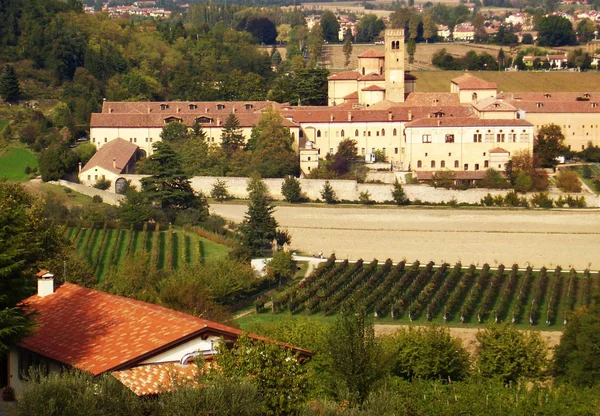 Panoramisch Uitzicht Abdij Van Praglia Padua Veneto Italië — Stockfoto