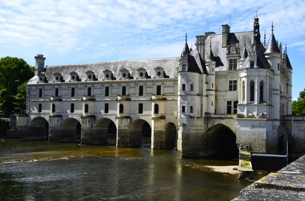 Loire Vadisi Ndeki Chenonceau Kalesi Fransa — Stok fotoğraf