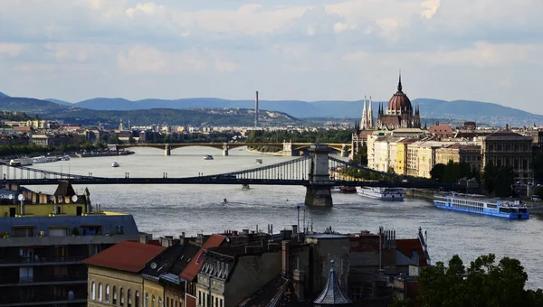 Panoramic View Budapest Hungary — Stock Photo, Image