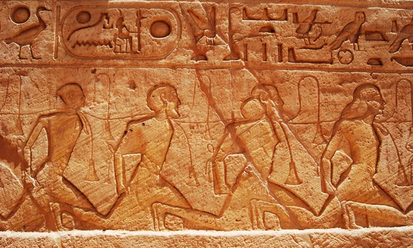 Antike Statuen Und Artefakte Von Abu Simbel Ägypten — Stockfoto