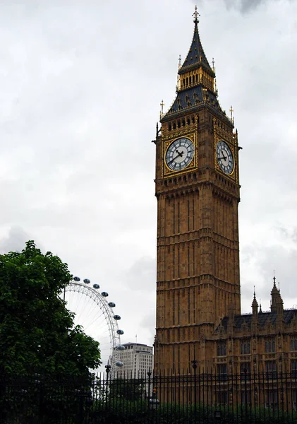 Věžní Hodiny Big Ben London Velká Británie — Stock fotografie