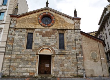 Santa maria degli Angioli kilisesi. Lugano, Ticino kanton, İsviçre