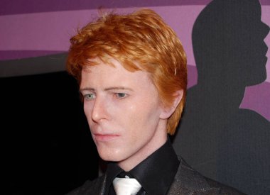 Amsterdam / Hollanda - 15 Ağustos 2010: Madame Tussauds balmumu müzesi: David Bowie