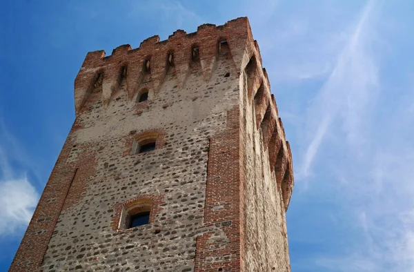 Ruinas Del Antiguo Castillo Carrarese Este Padua Italia —  Fotos de Stock