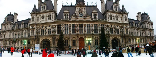 Paris France January 2010 Paris City Hall Hotel Ville Paris — Stock Photo, Image