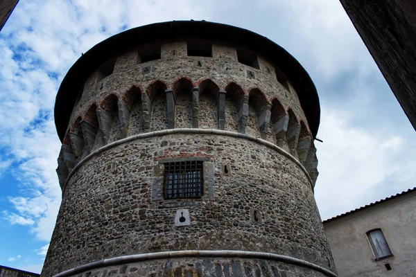 Средневековая Крепость Фирмафеде Сарцане Италия Восстановлено Лоренцо Магнифисио 1488 Году — стоковое фото