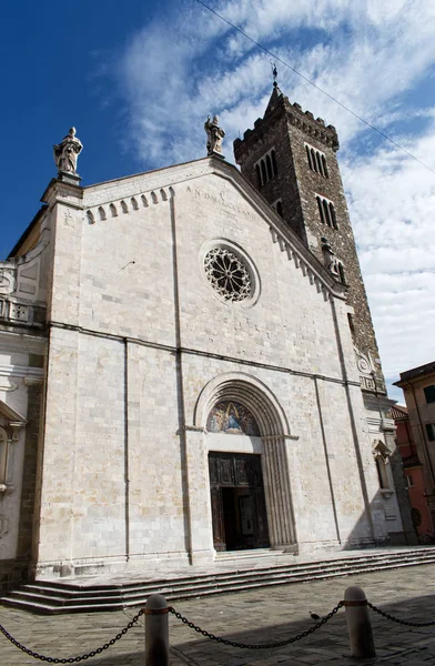 Catedrala Santa Maria Assunta Din Sarzana Liguria Italia — Fotografie, imagine de stoc