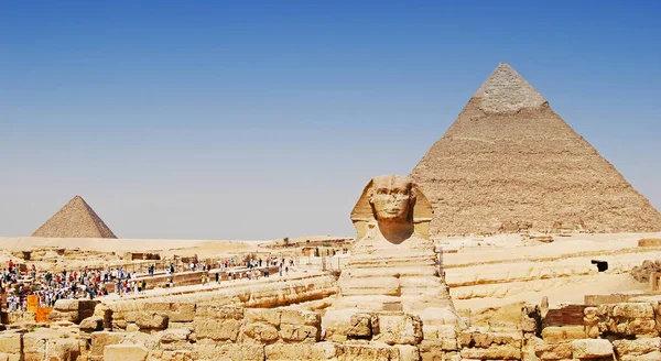 Den Stora Sfinxen Giza Kairo Egypten — Stockfoto