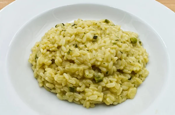 Risotto Asparagus White Dish — Stock Photo, Image