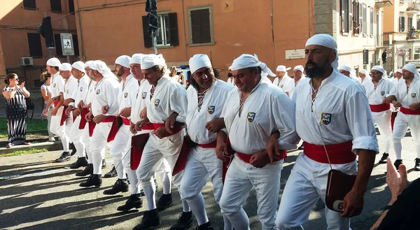 Viterbo Lazio Olaszország 2018 Szeptember Santa Rosa Fesztiválja Macchina Santa — Stock Fotó