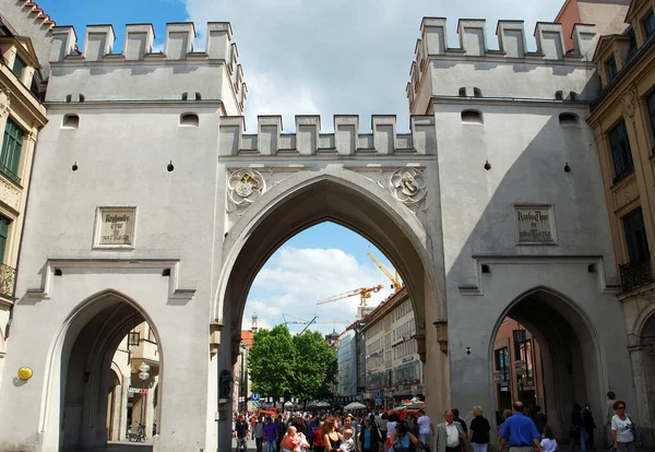 Karlstor Gate Entrée Principale Vieille Ville Munich — Photo