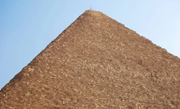 Cheops Stora Pyramid Giza Kairo Egypten — Stockfoto