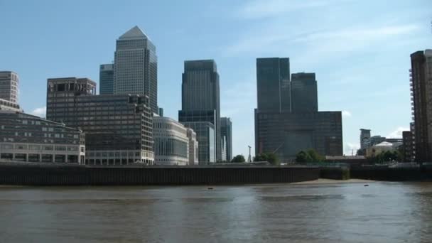 Segling Thames River Från London Till Greenwich — Stockvideo