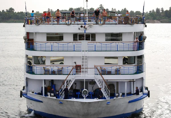 Navio Cruzeiro Rio Nilo Cruzeiro Rio Nilo Egipto — Fotografia de Stock