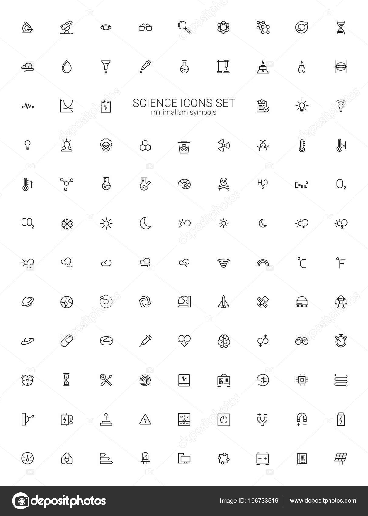 Minimalistic Symbols Science Icons Set Minimalistic Symbols Stock Vector C Dabflyer Minimalistic Symbols Science Icons Set Minimalistic Symbols Stock Vector C Dabflyer