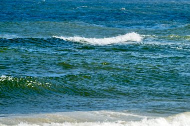 Mavi kuzey dalgası arka planı