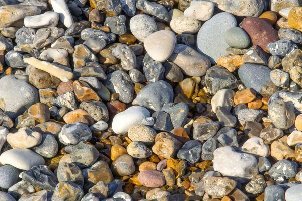 Close Beach Pebble Stones — Stock Photo, Image