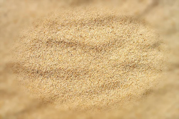 Крупним Планом Пляжний Пісок Розмитою Рамою — стокове фото
