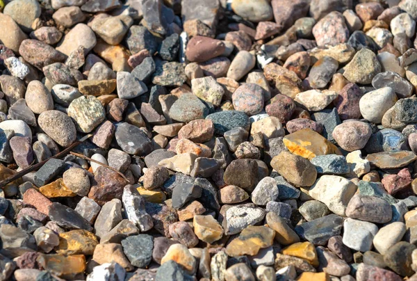 Close Beach Pebble Stones — Stock Photo, Image