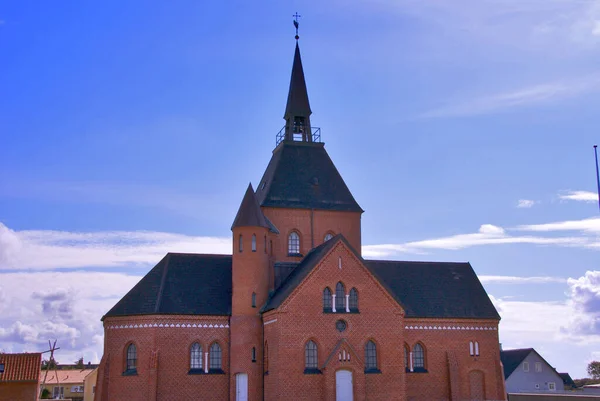 Kostel Vorupor Dánsku — Stock fotografie