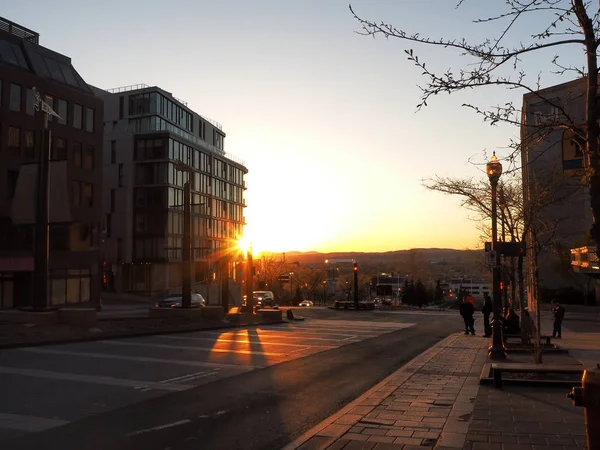 Sunset light in Quebec City