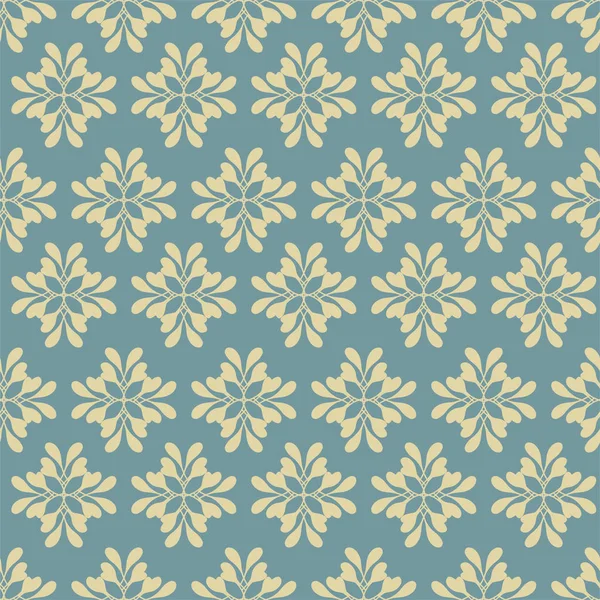 Duvar kağıdı deseni. Duvar kağıtları ve arka planlar için seamless modeli. Sorunsuz vektör desen duvar kağıdı soyut sarı çiçekler mavi arka plan.