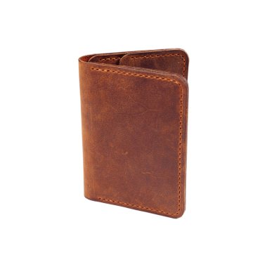 Beyaz arka planda deri aksesuarlar, cüzdanlar, 