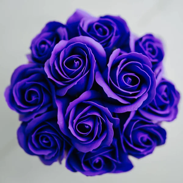 Bouquets Sabão Rosas Cores Diferentes — Fotografia de Stock
