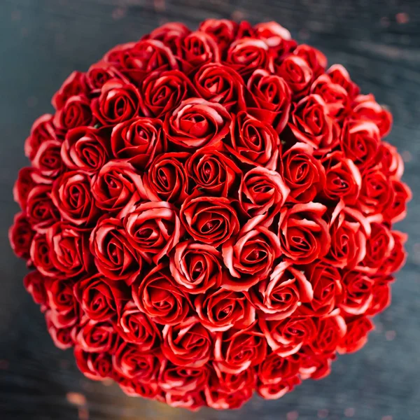Букеты Мыла Розы Разных Цветов — стоковое фото
