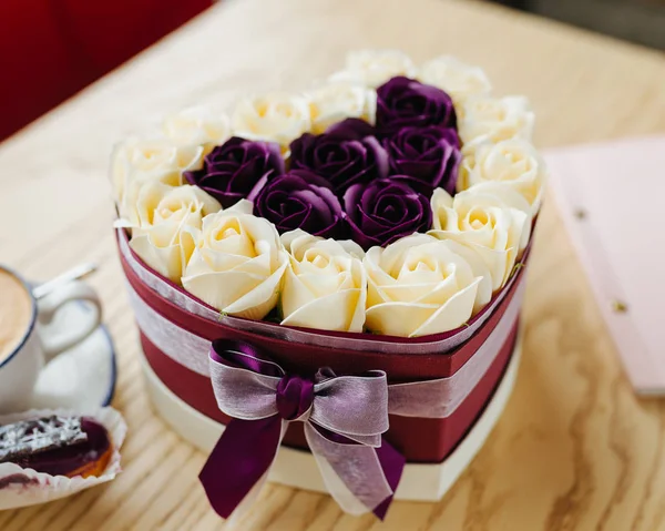 Bouquets of soap, roses of different colors
