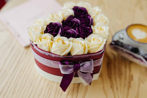 Bouquets Sapone Rose Diversi Colori — Foto Stock