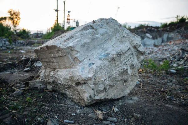 Piedra Grande Sitio Construcción — Foto de Stock