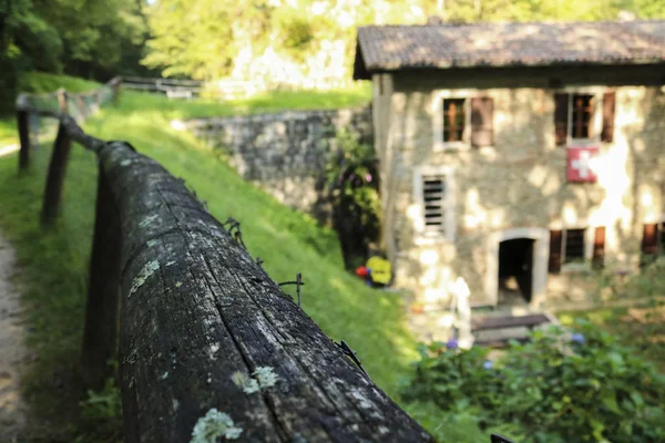 Sendero Las Maravillas Cantón Ticino — Foto de Stock